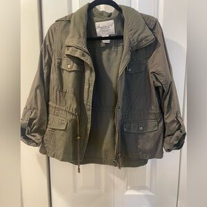 Olive Green Utility Jacket